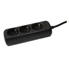 "LogiLink 3-Outlet Power Strip 16A - Black 15m | Reliable, Durable, and Versatile Electrical Solution"